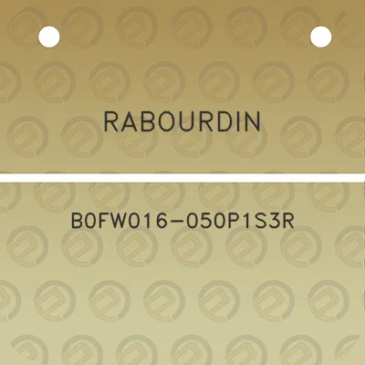 rabourdin-b0fw016-050p1s3r