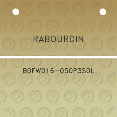 rabourdin-b0fw016-050p3s0l