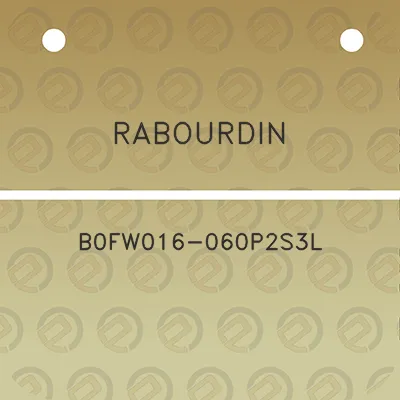 rabourdin-b0fw016-060p2s3l