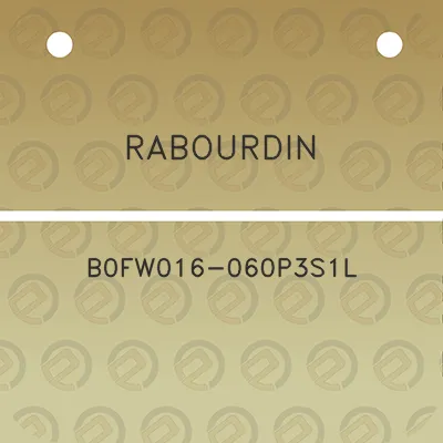 rabourdin-b0fw016-060p3s1l