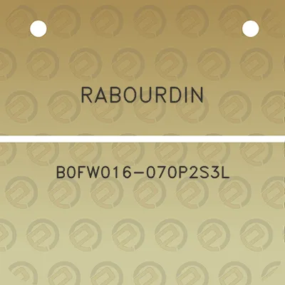 rabourdin-b0fw016-070p2s3l