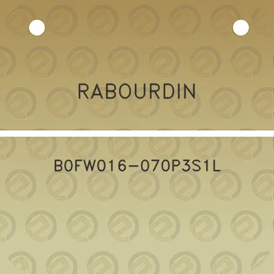 rabourdin-b0fw016-070p3s1l