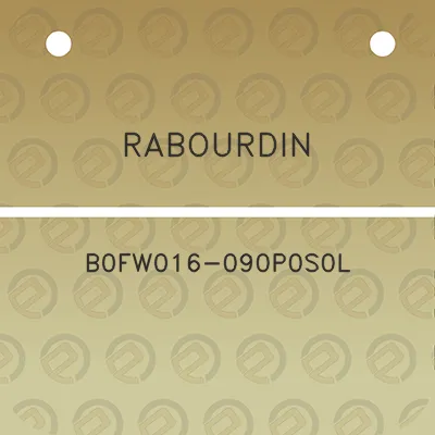 rabourdin-b0fw016-090p0s0l