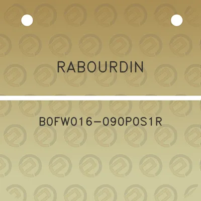 rabourdin-b0fw016-090p0s1r