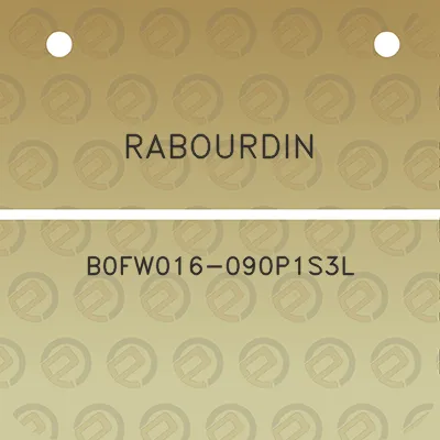 rabourdin-b0fw016-090p1s3l