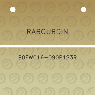 rabourdin-b0fw016-090p1s3r