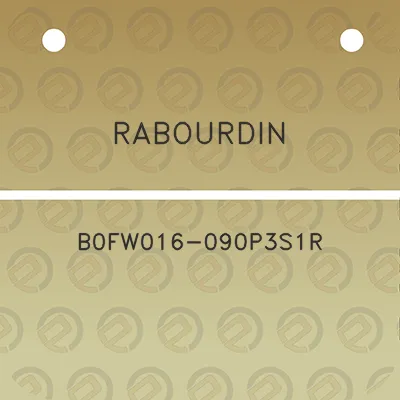 rabourdin-b0fw016-090p3s1r