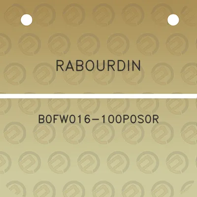 rabourdin-b0fw016-100p0s0r