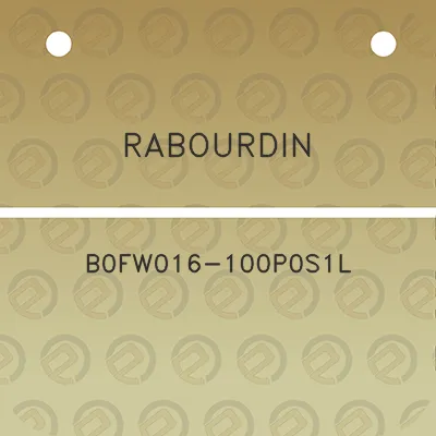 rabourdin-b0fw016-100p0s1l