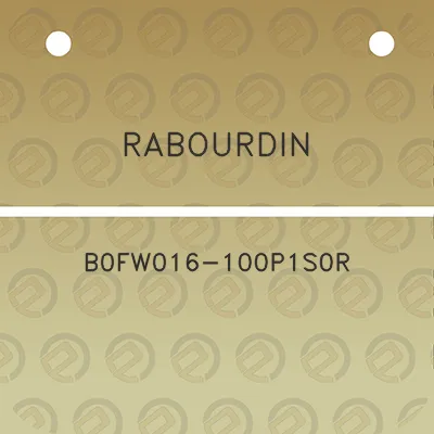 rabourdin-b0fw016-100p1s0r