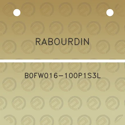 rabourdin-b0fw016-100p1s3l