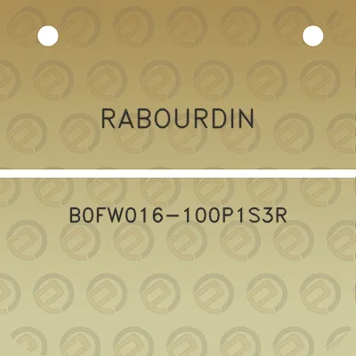 rabourdin-b0fw016-100p1s3r