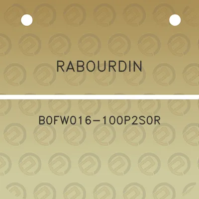 rabourdin-b0fw016-100p2s0r