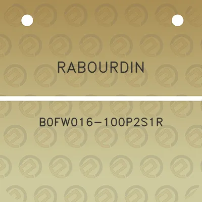 rabourdin-b0fw016-100p2s1r