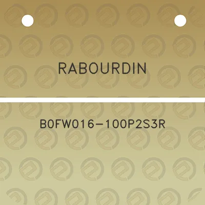 rabourdin-b0fw016-100p2s3r