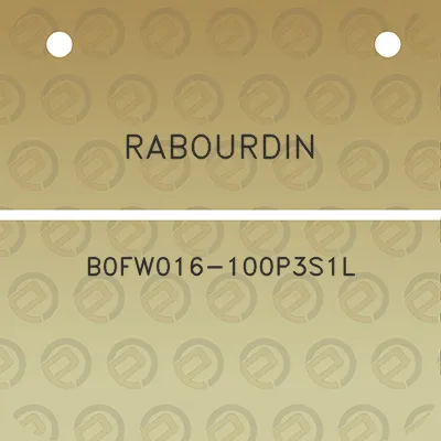 rabourdin-b0fw016-100p3s1l