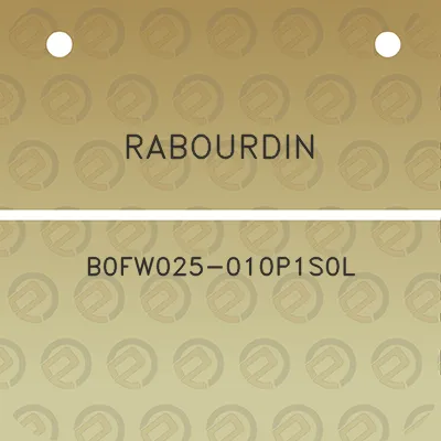 rabourdin-b0fw025-010p1s0l