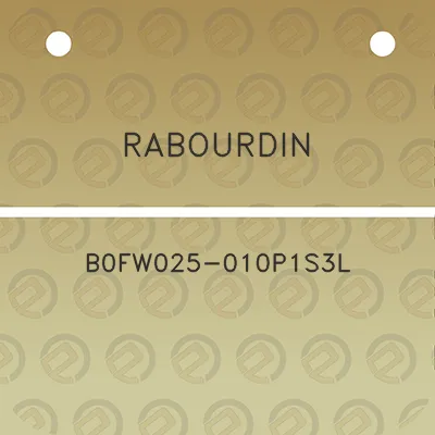 rabourdin-b0fw025-010p1s3l