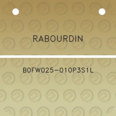 rabourdin-b0fw025-010p3s1l