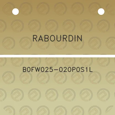 rabourdin-b0fw025-020p0s1l