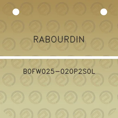 rabourdin-b0fw025-020p2s0l