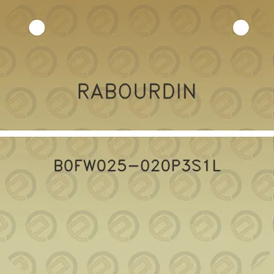 rabourdin-b0fw025-020p3s1l