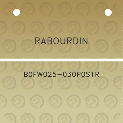 rabourdin-b0fw025-030p0s1r