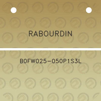 rabourdin-b0fw025-050p1s3l