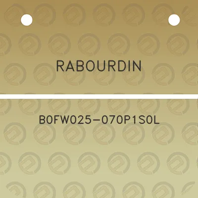 rabourdin-b0fw025-070p1s0l