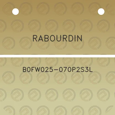 rabourdin-b0fw025-070p2s3l