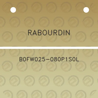 rabourdin-b0fw025-080p1s0l