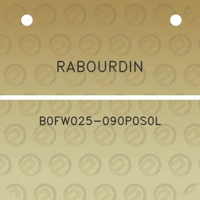 rabourdin-b0fw025-090p0s0l