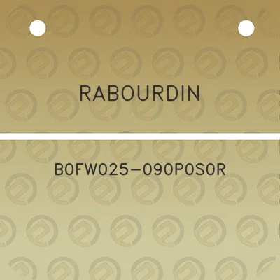 rabourdin-b0fw025-090p0s0r