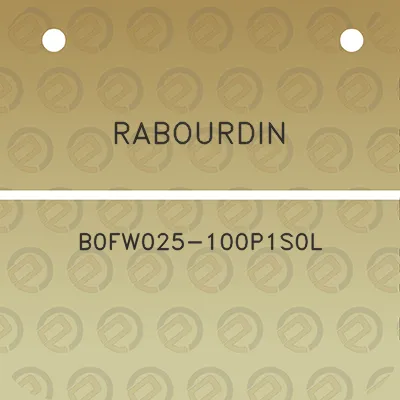 rabourdin-b0fw025-100p1s0l