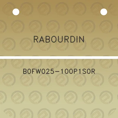 rabourdin-b0fw025-100p1s0r