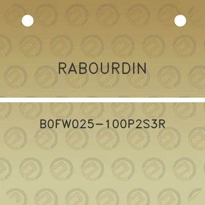 rabourdin-b0fw025-100p2s3r