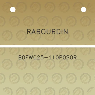 rabourdin-b0fw025-110p0s0r