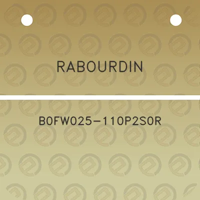 rabourdin-b0fw025-110p2s0r