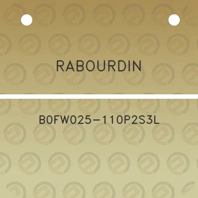 rabourdin-b0fw025-110p2s3l