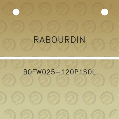 rabourdin-b0fw025-120p1s0l