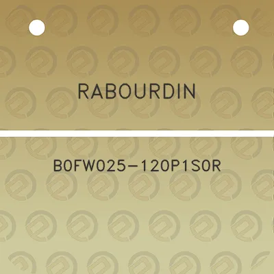 rabourdin-b0fw025-120p1s0r