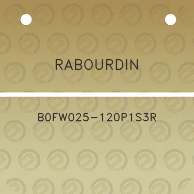 rabourdin-b0fw025-120p1s3r