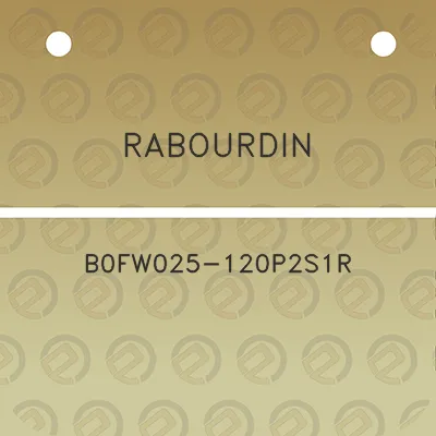 rabourdin-b0fw025-120p2s1r