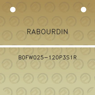 rabourdin-b0fw025-120p3s1r