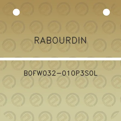 rabourdin-b0fw032-010p3s0l