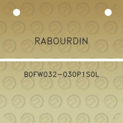 rabourdin-b0fw032-030p1s0l