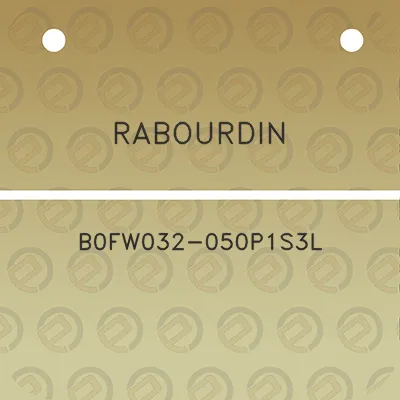 rabourdin-b0fw032-050p1s3l