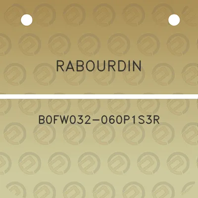 rabourdin-b0fw032-060p1s3r