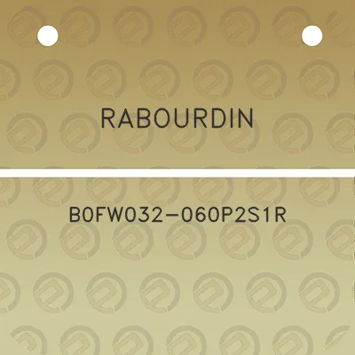 rabourdin-b0fw032-060p2s1r