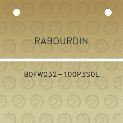 rabourdin-b0fw032-100p3s0l